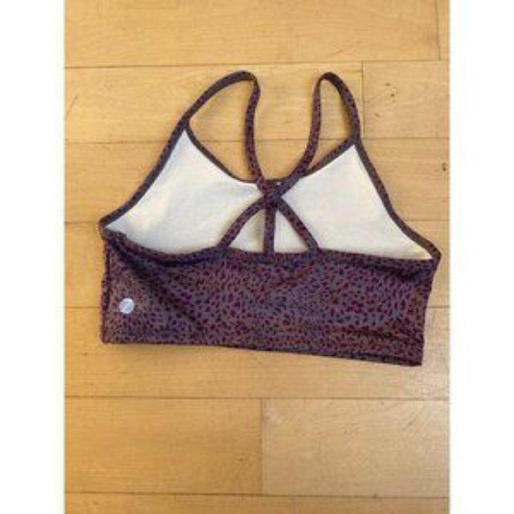 Zella Purple Leopard Print Tank Top - Picture 2 of 7